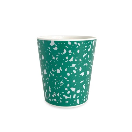 Terrazzo Cup in Green - 4 set