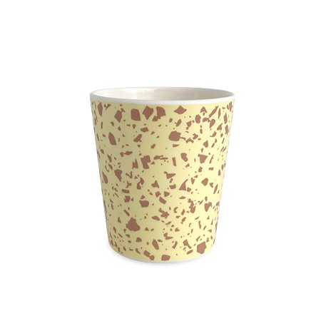 Terrazzo Cup in Yellow - 4 set