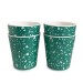 Terrazzo Cup in Green - 4 set