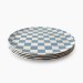 Diner Check Dinner Plate - 4 set