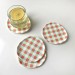 Gingham Coaster - Set of 4