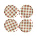 Gingham Coaster - Set of 4