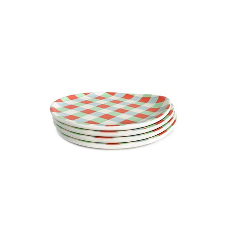 Gingham Coaster - Set of 4