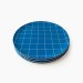 Blue Grid Side Plate - 4 set