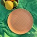 Orange Grid Dinner Plate - 4 set