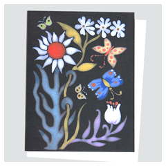 Night Garden Card