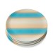 Soft Stripe Dinner Plate - 4 set