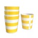 Stripe Cup in Yellow - 4 set