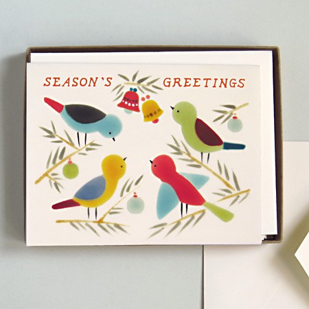 Birds & Bells Card