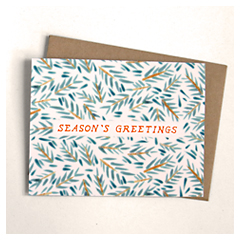 Pine Boughs Card