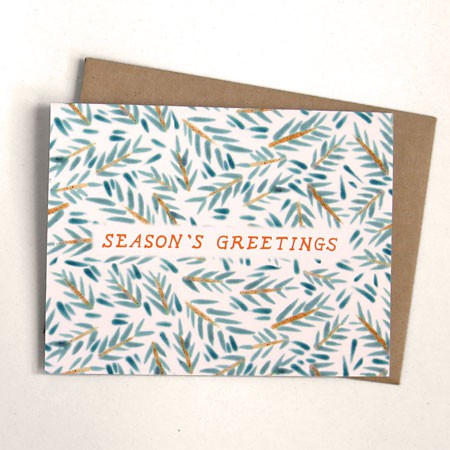 Pine Boughs Card